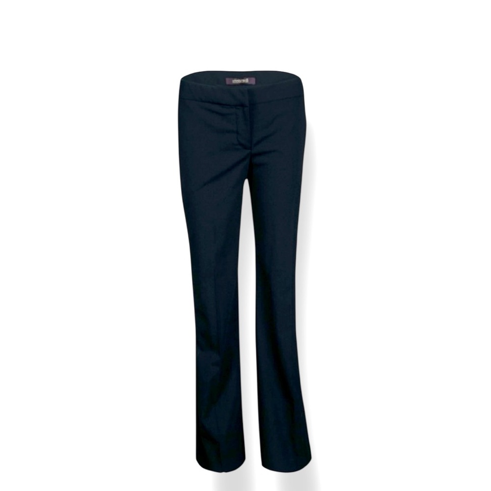 𝐍𝐖𝐎𝐓 𝐑𝐎𝐁𝐄𝐑𝐓𝐎 𝐂𝐀𝐕𝐀𝐋𝐋𝐈 Charcoal Black mid rise Trousers extra long inseam